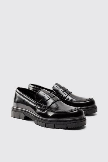 Track Sole Loafer black