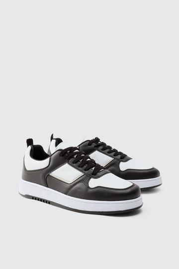 Contrasterende Zwarte Sneakers black