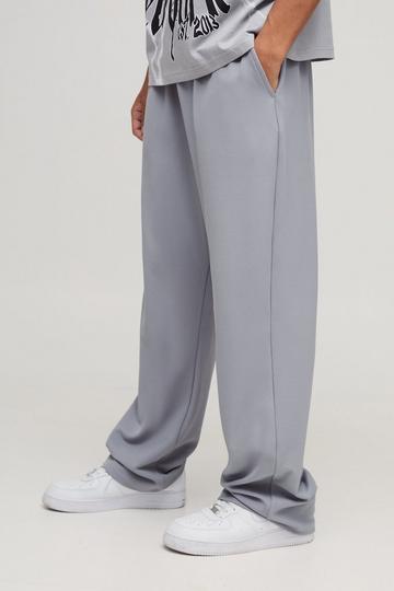 Straight Leg Jersey Twill Jogger grey