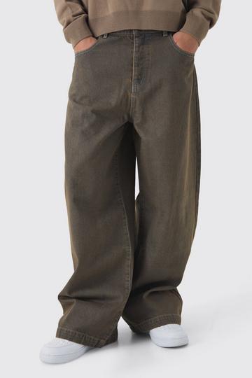 Parachute Baggy Brown Washed Jeans brown