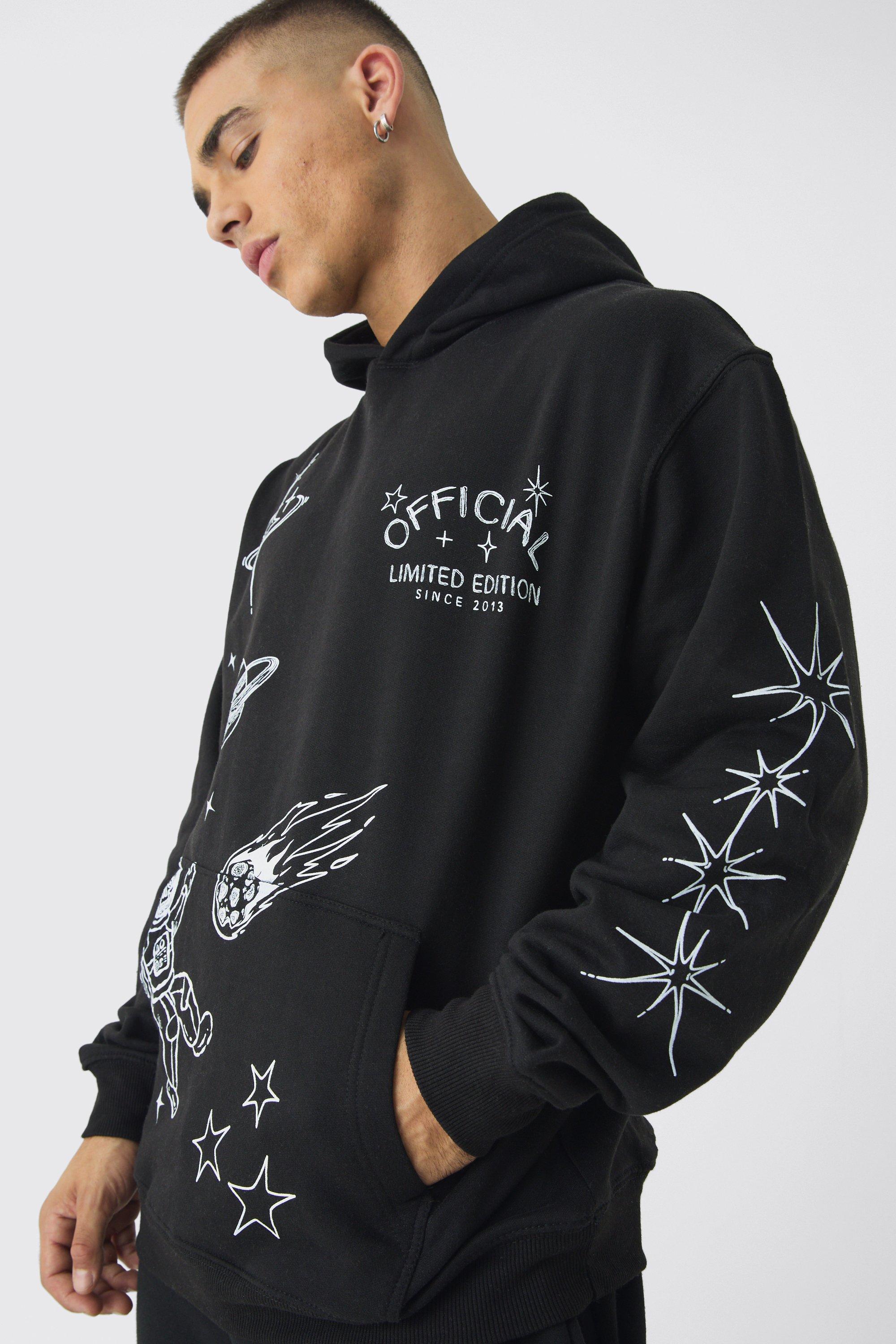 Space print hoodie online