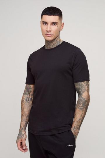 Tall Slim Fit Basic T-Shirt black