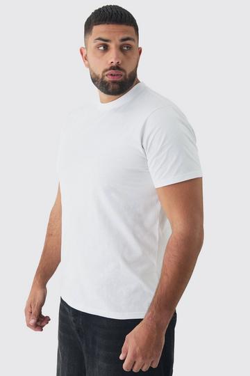 Plus Basic Slim Fit T-Shirt white