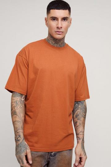 Tall Oversized T-shirt in Rust rust