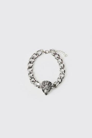 Lion Hardware Silver Bracelet silver