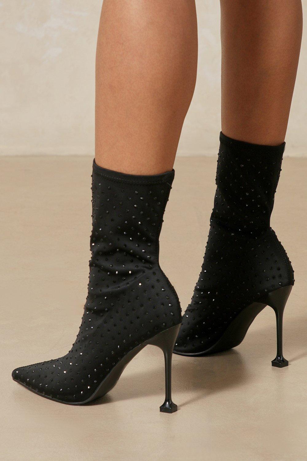 Studded hotsell sock boots