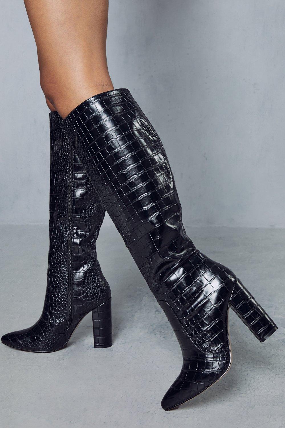 womens tall high heel boots