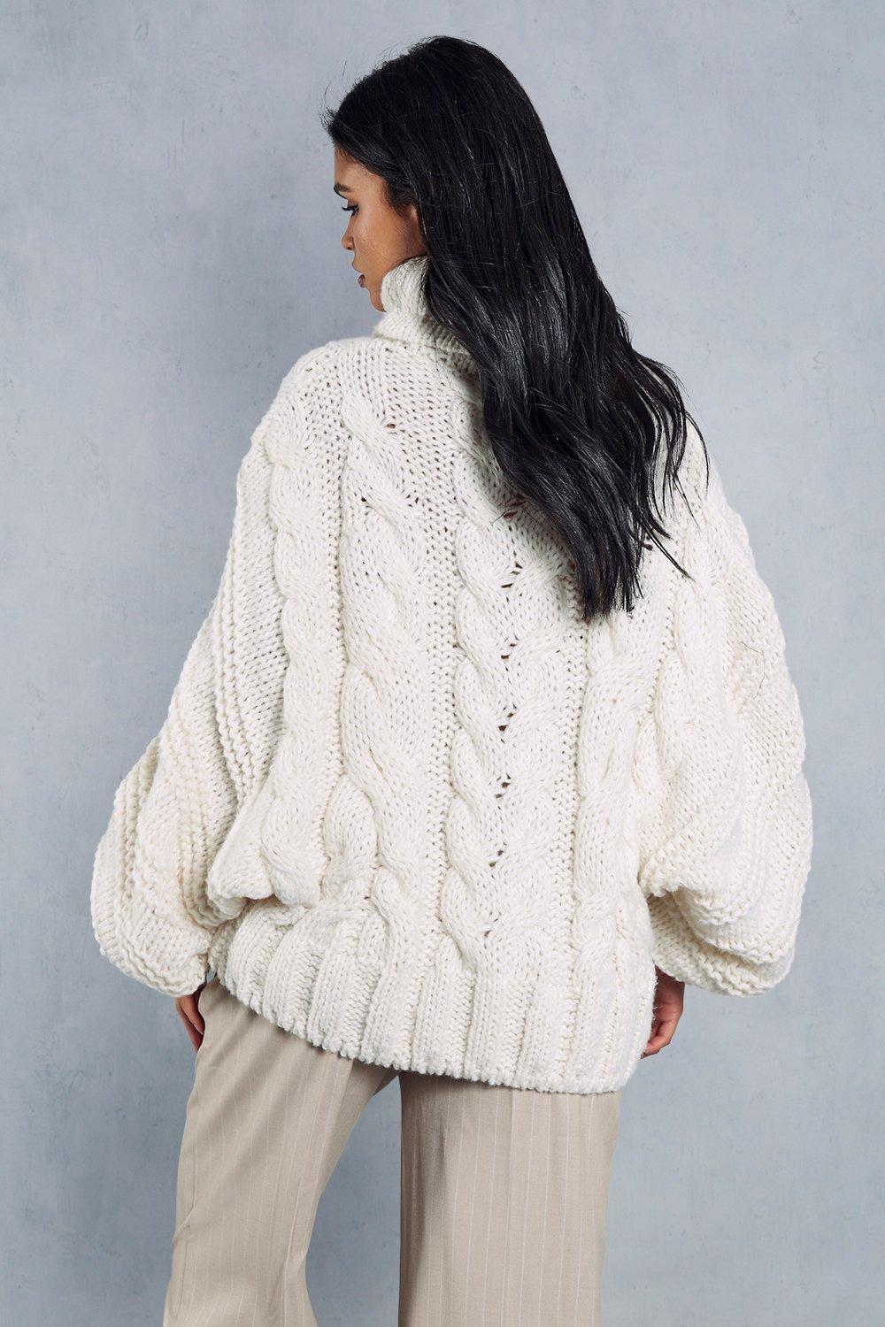 Chunky cream shop jumper uk