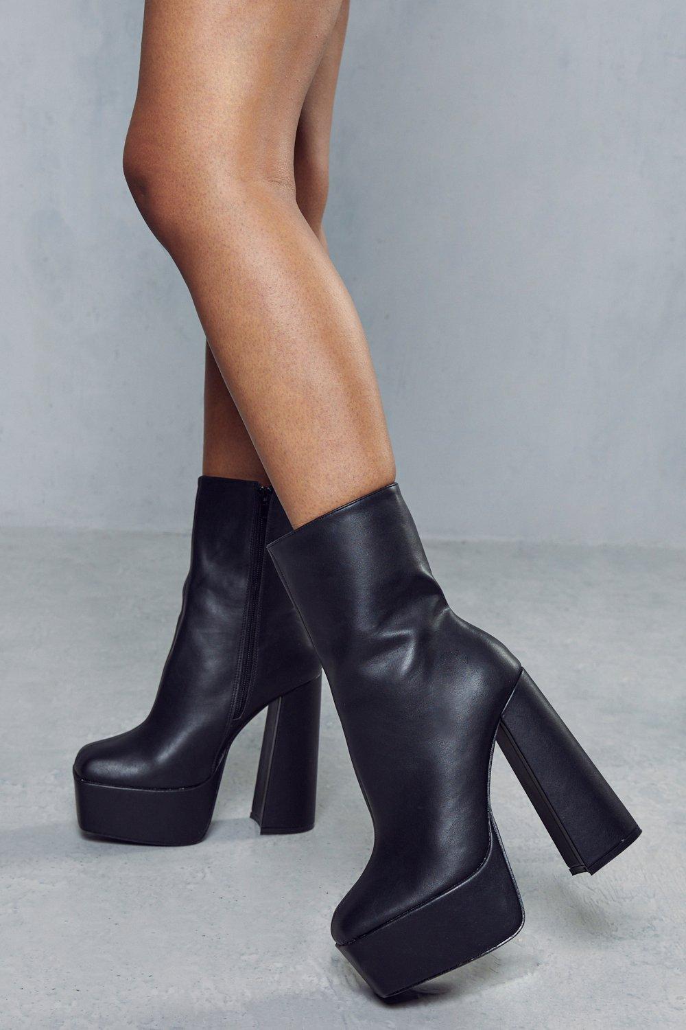 Boohoo platform outlet boots