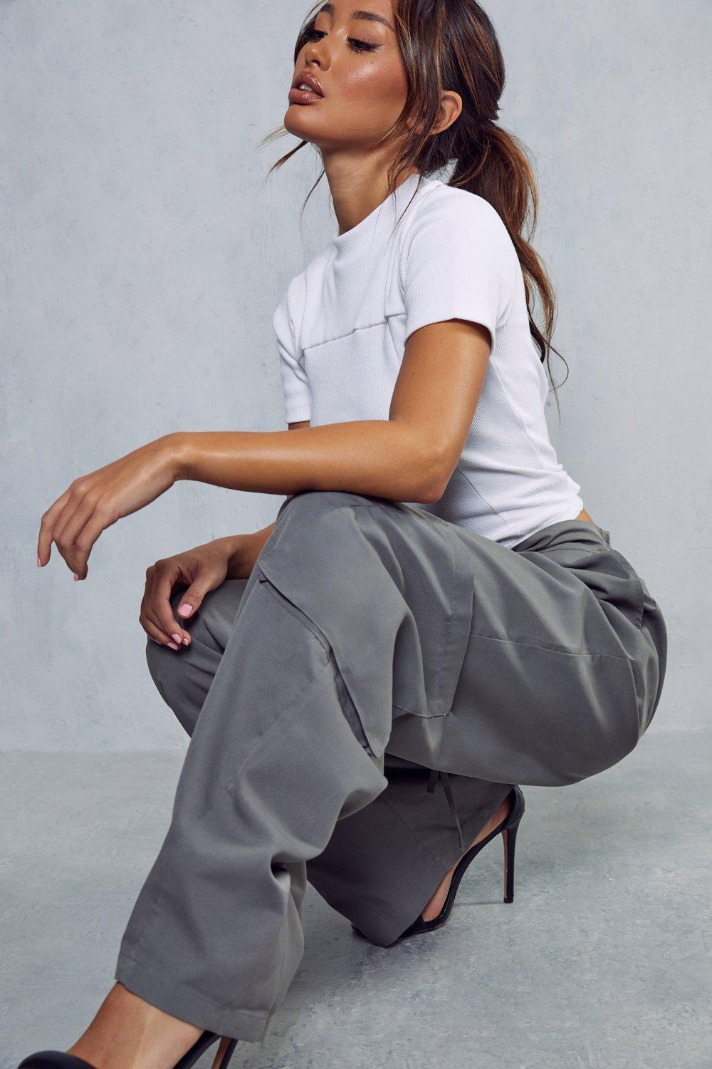 Women's low rise cargo best sale work pants