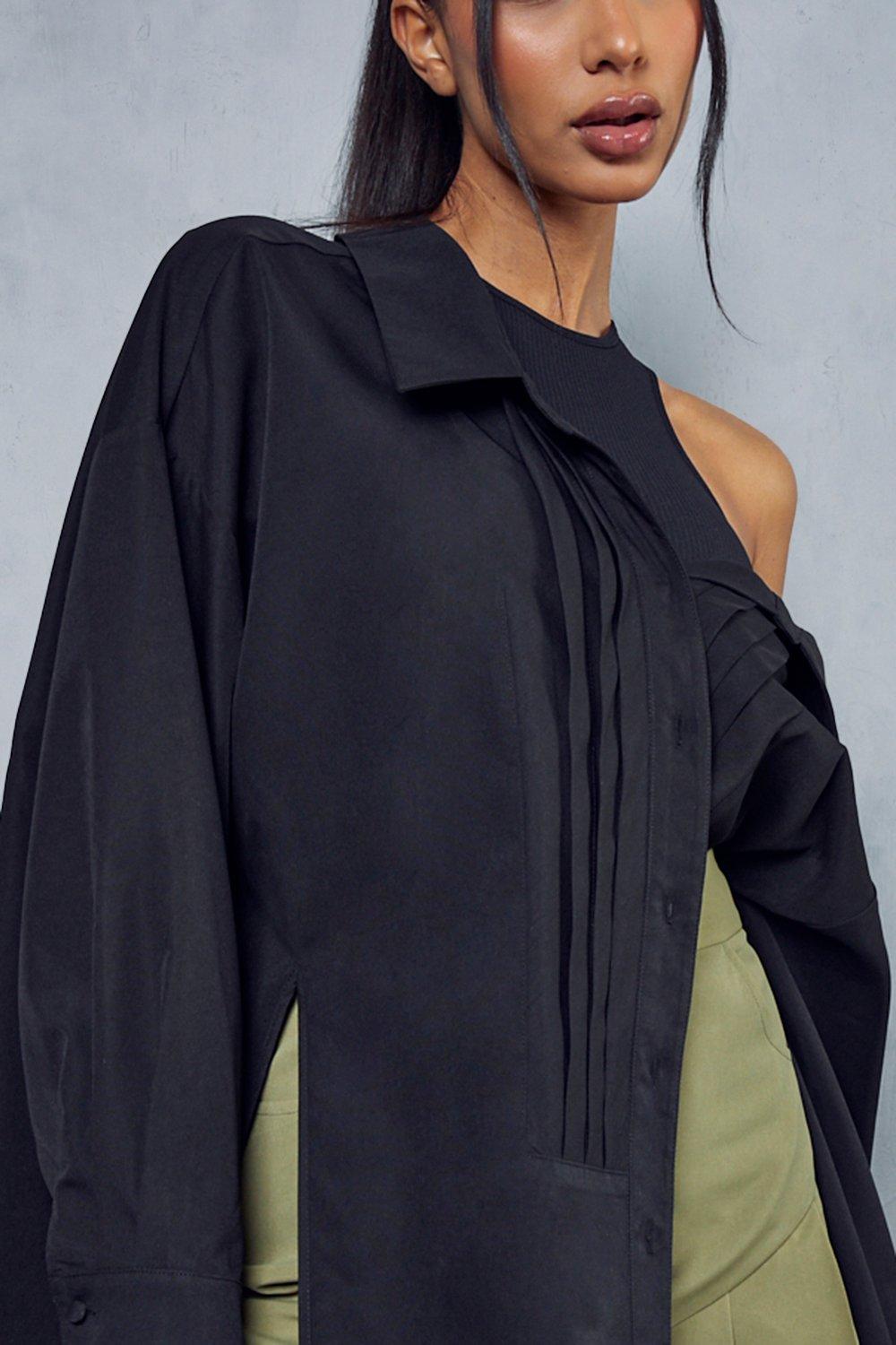 Premium Off The Shoulder Oversized Shirt