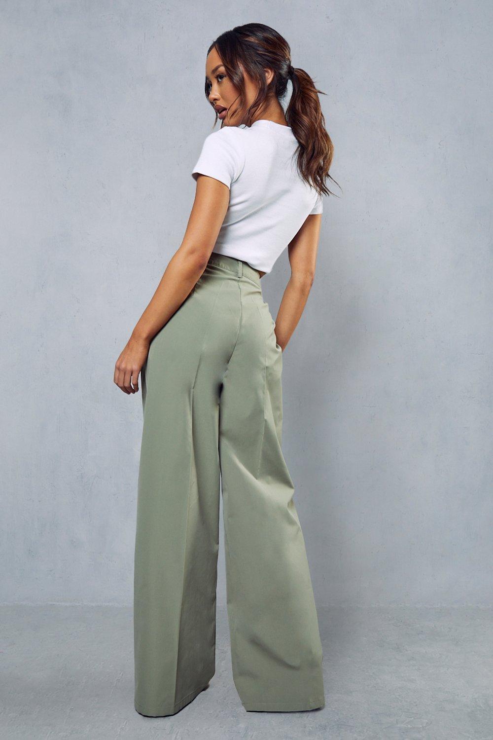 Pleat front pants  PrettyLittleThing USA