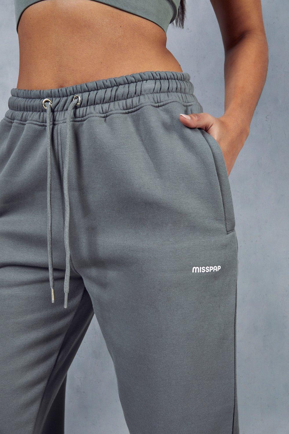 Misspap grey online joggers