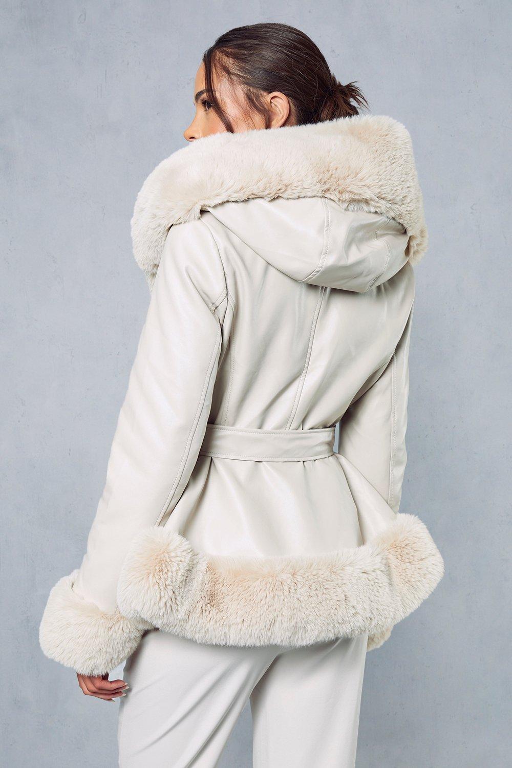 Boohoo faux clearance fur