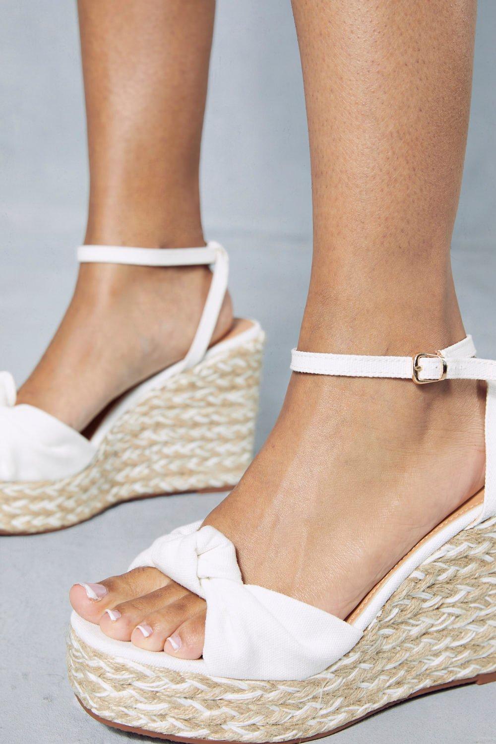 Boohoo wedge sale sandals