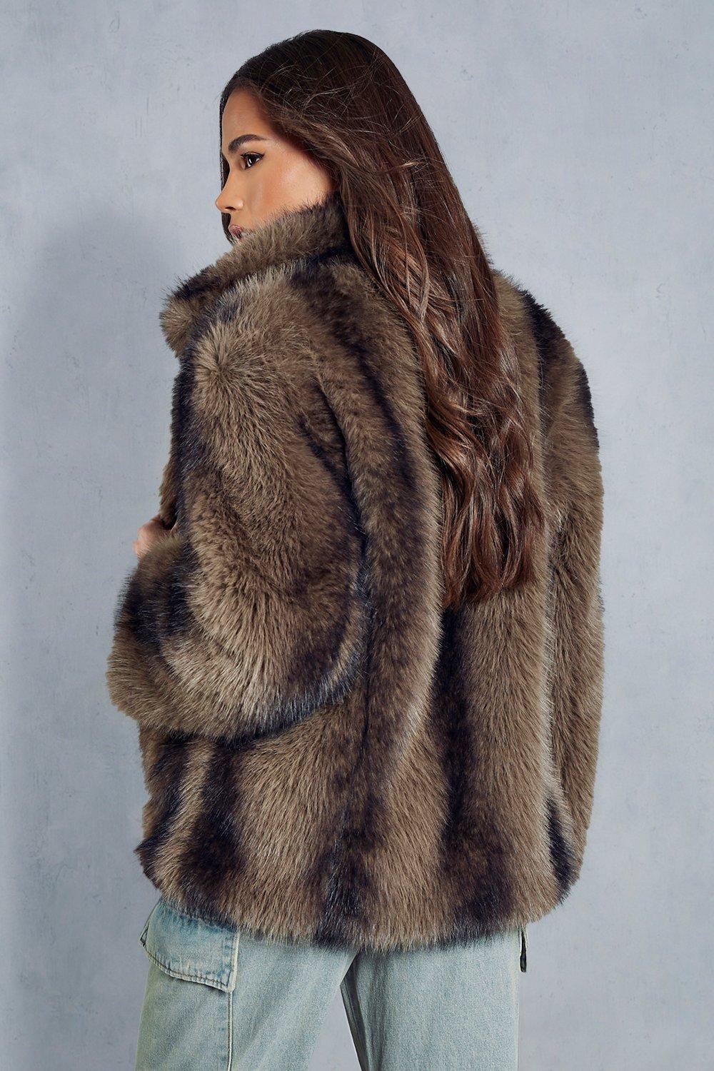 Faux mink jacket sale