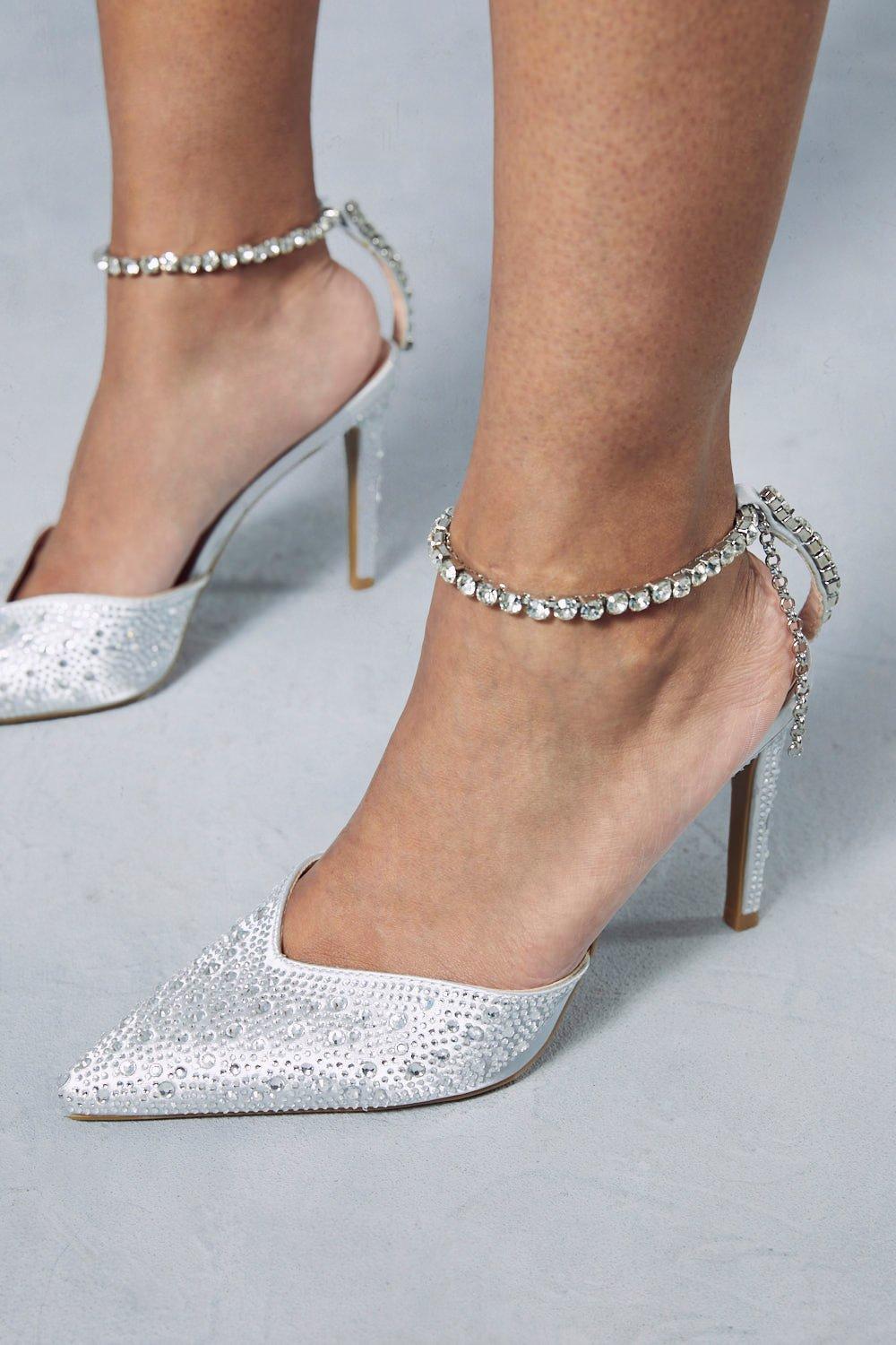 Embellished 2024 pointed heels