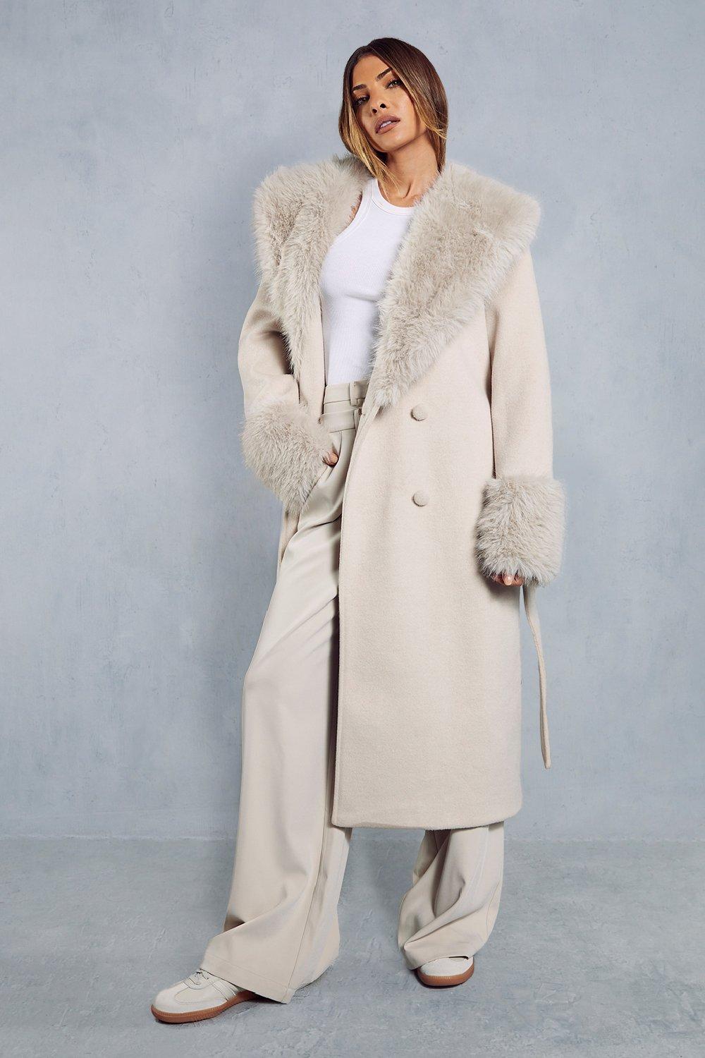 Faux hotsell wool coat