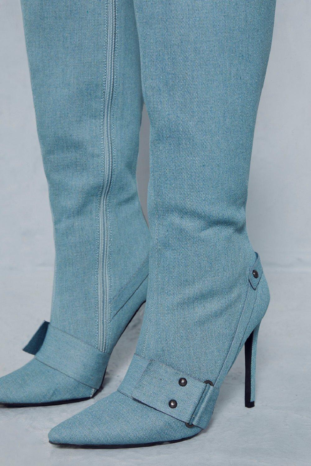 Sky best sale blue boots