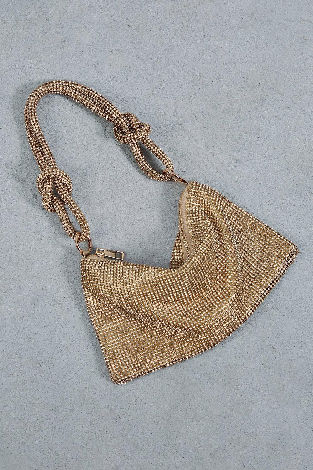 Gold chainmail bag hotsell