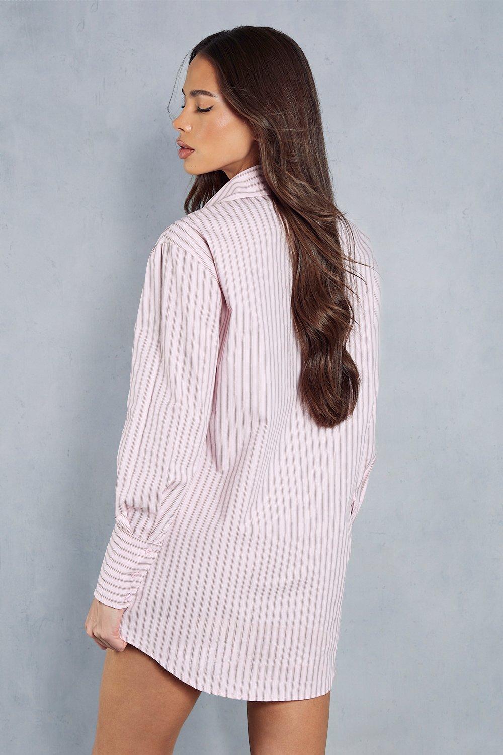 Boohoo pinstripe outlet dress