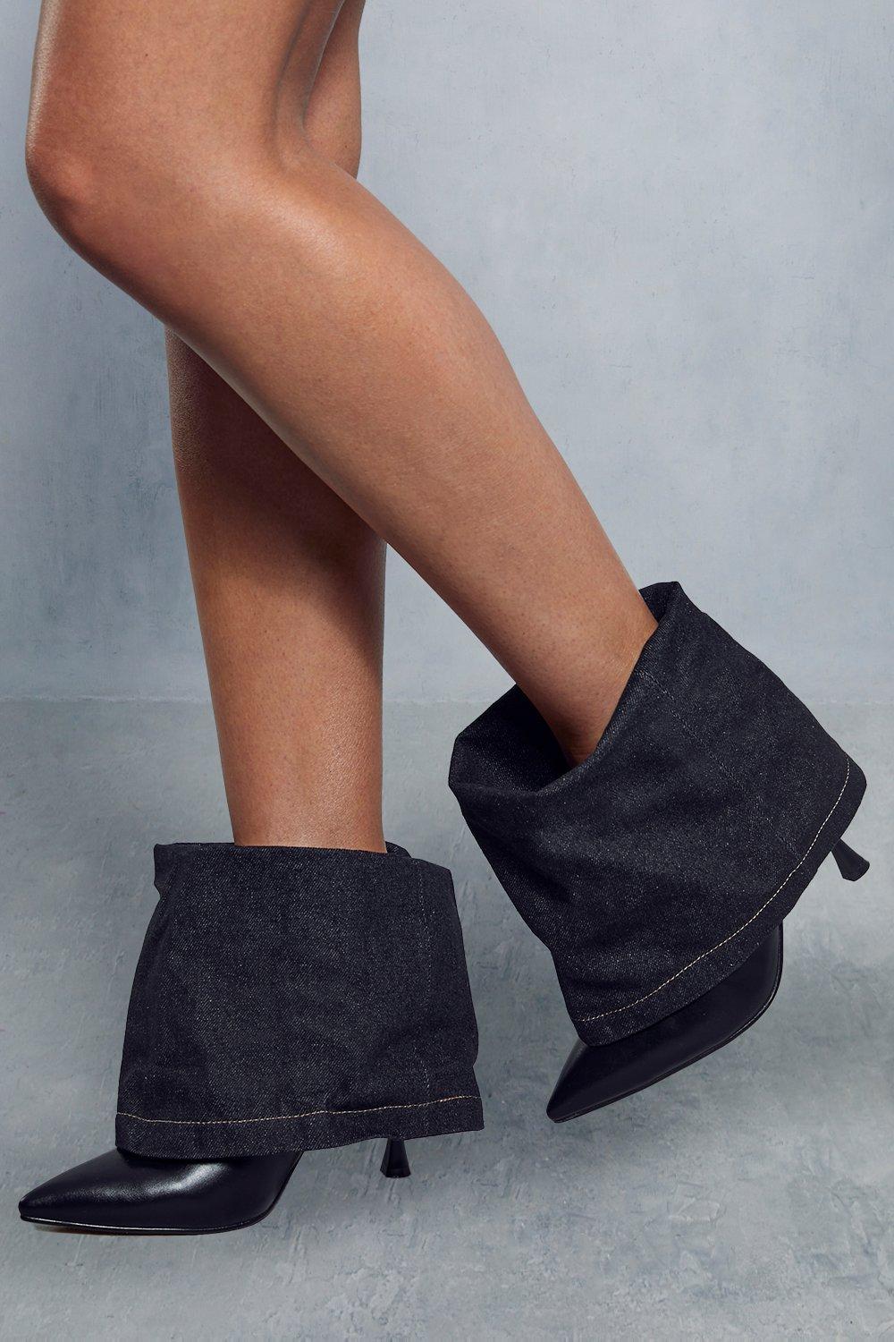 Denim ankle boots on sale uk