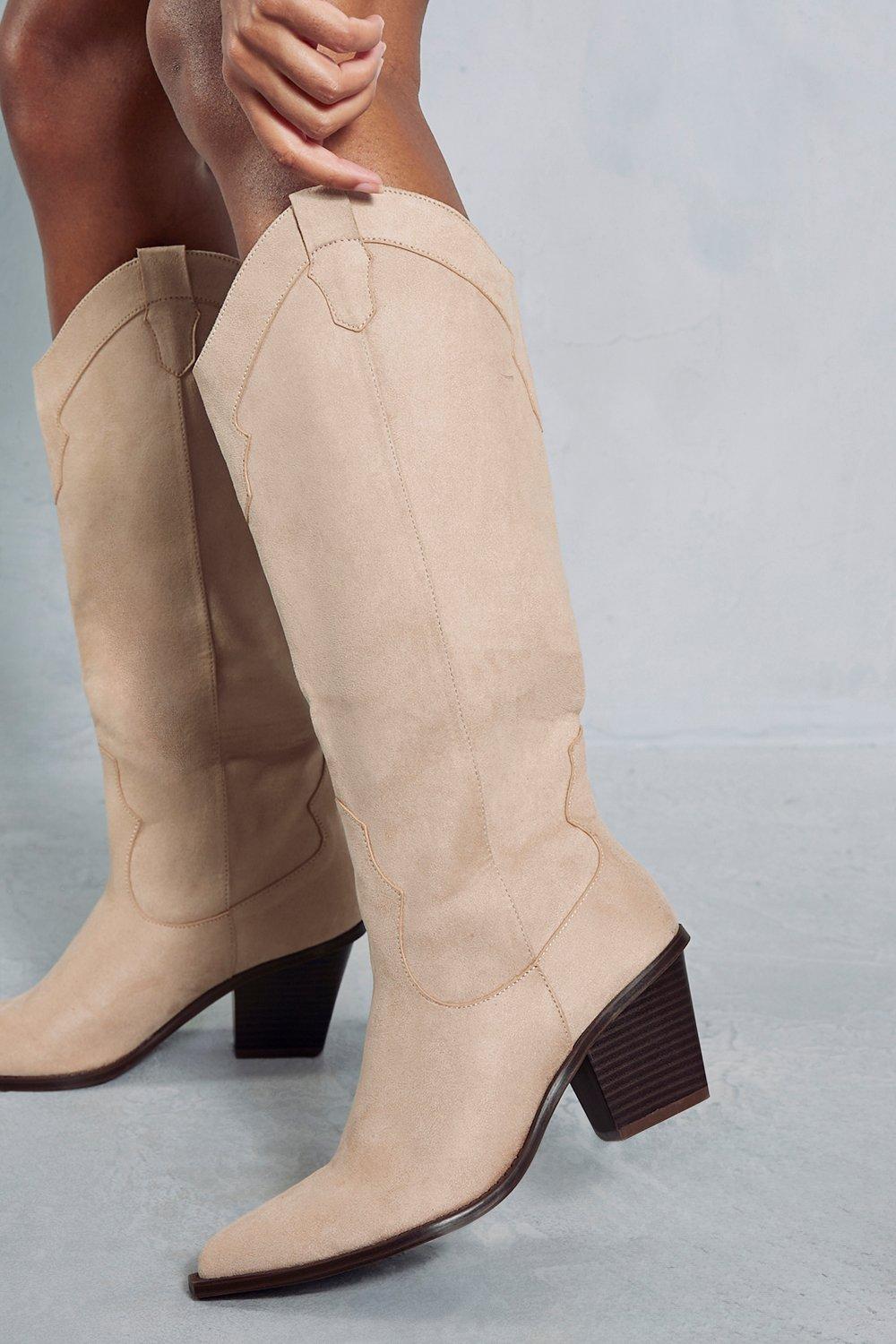 Tall faux cheap suede boots