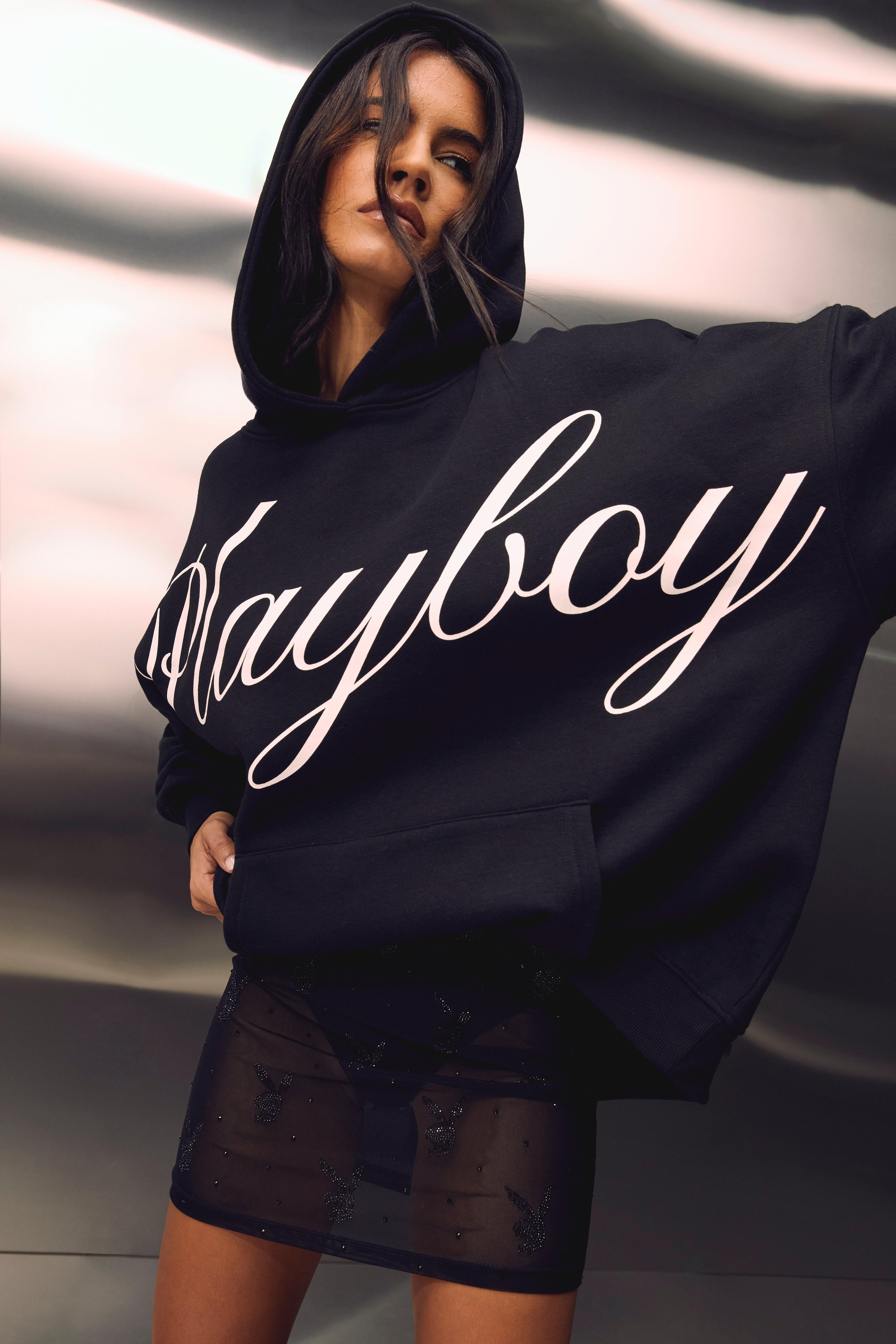 Playboy oversized hoodie discount dress