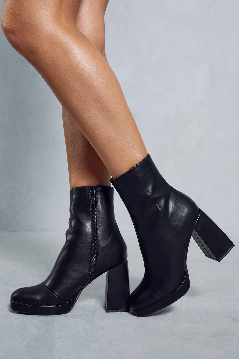 Boohoo boots outlet ankle