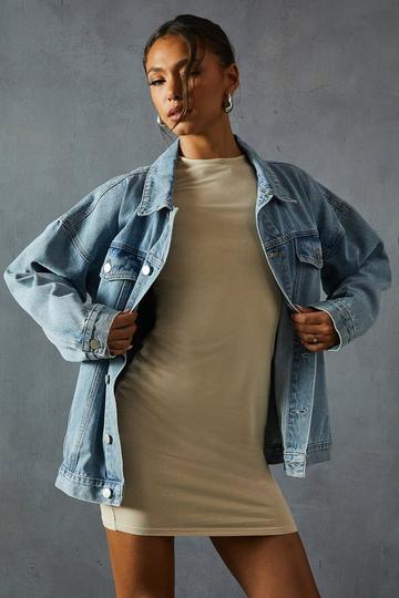 Denim Oversized Jacket mid wash