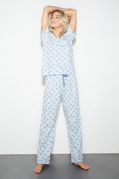 Dorothy Perkins  Palm Print Pyjama Set