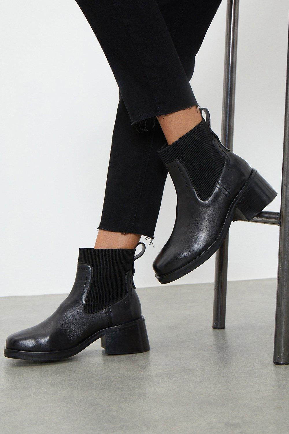 Principles: Ori Leather Ankle Boots
