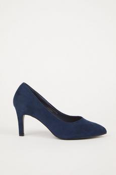 Good For the Sole navy Good For The Sole: Extra Wide Fit Comfort Emily Court Shoes