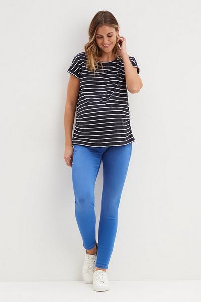 Dorothy Perkins bright blue Maternity Bright Blue Over Bump Frankie Jeans