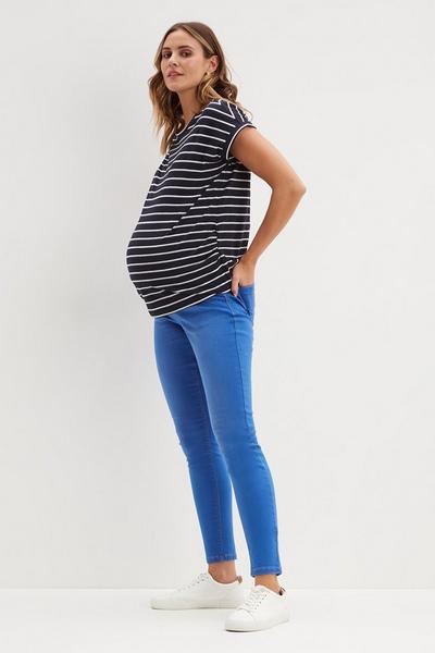 Dorothy Perkins bright blue Maternity Bright Blue Over Bump Frankie Jeans