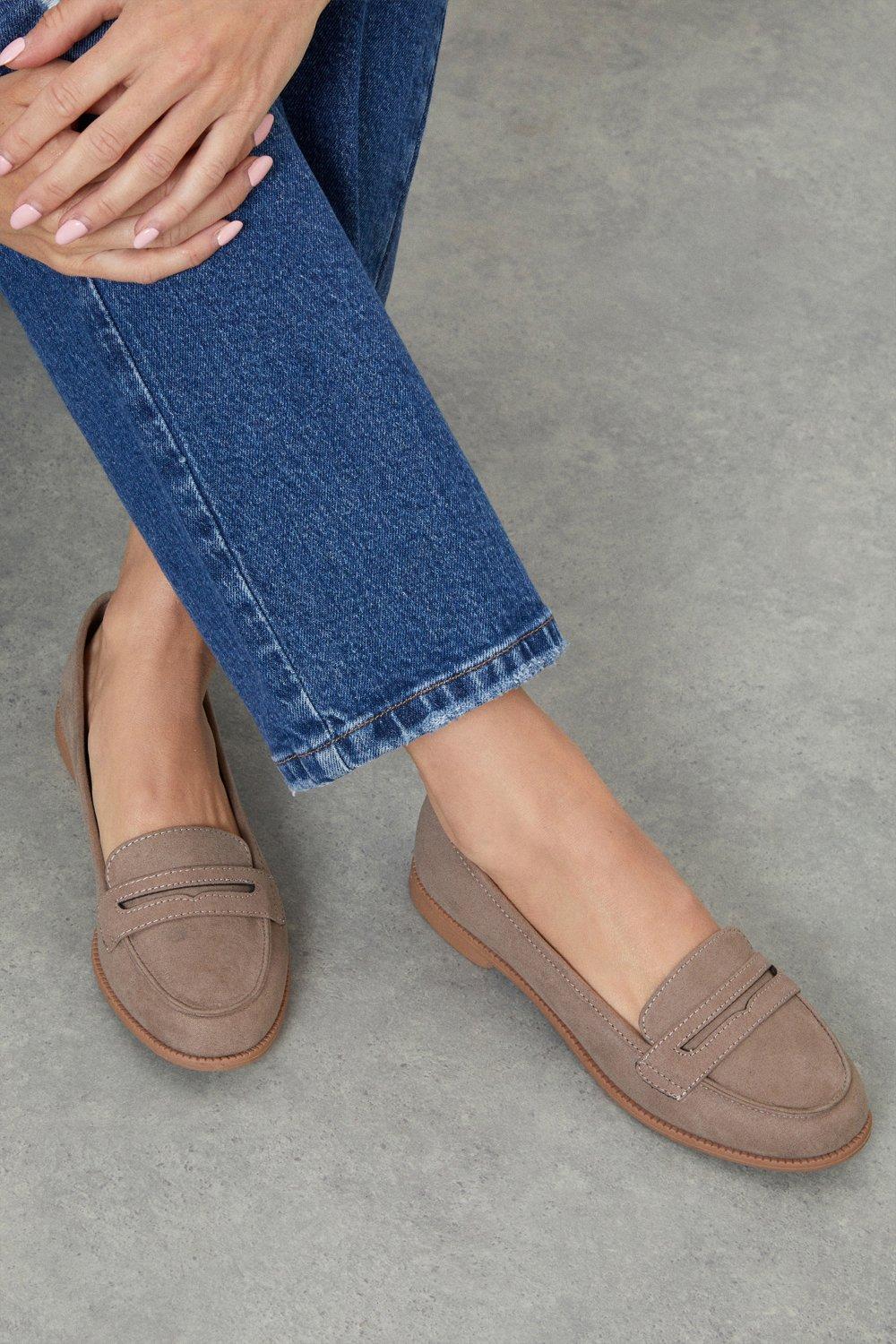 Women's Lara Penny Loafers - taupe - 8 product