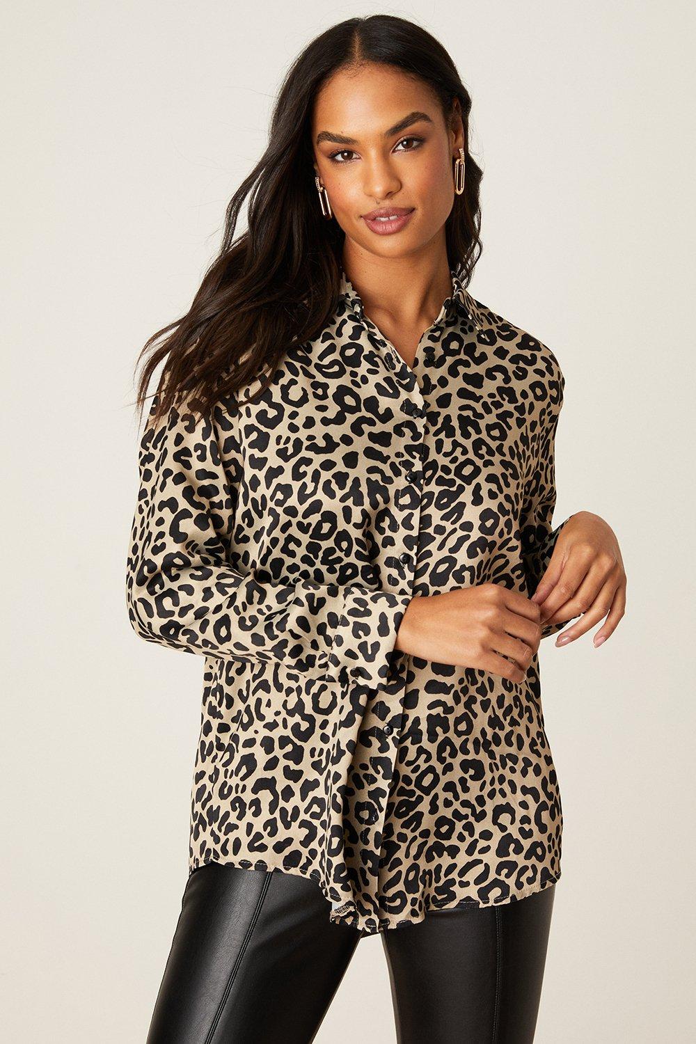 Dorothy Perkins Leopard Print Shirt | Debenhams