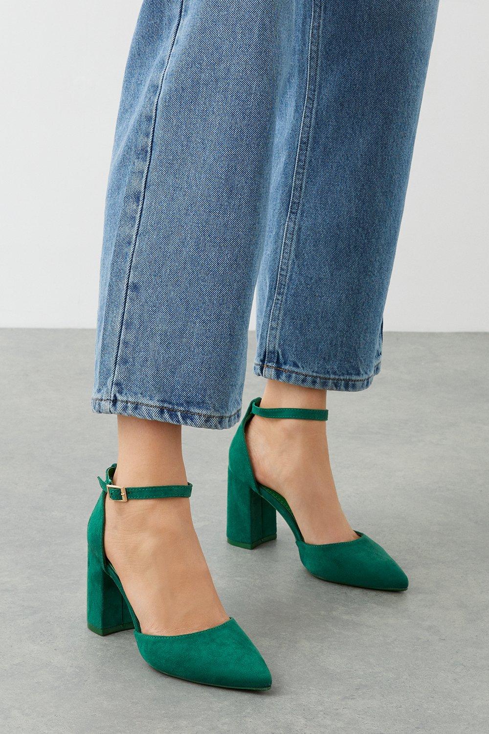 debenhams green shoes