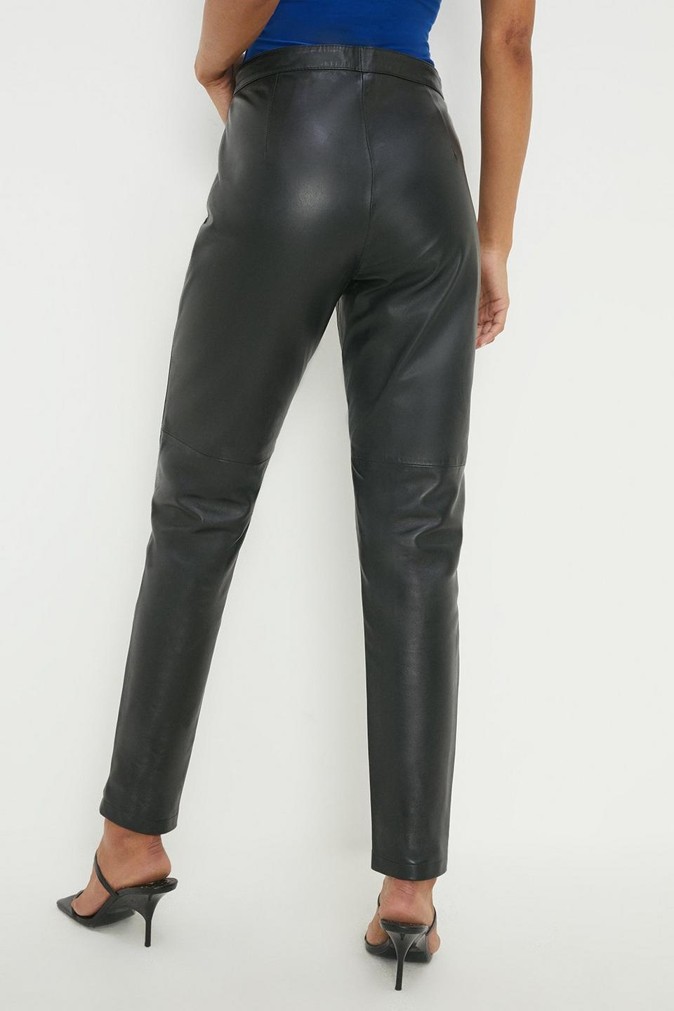 Trousers | Real Leather Leggings | Dorothy Perkins