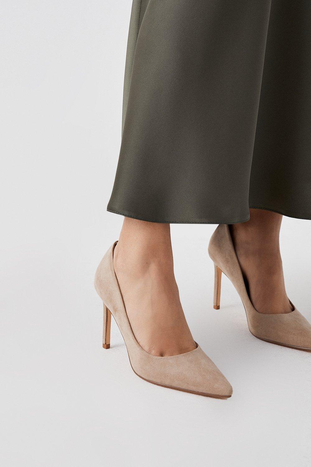Women’s Dash Pointed Court Shoes - beige - 8