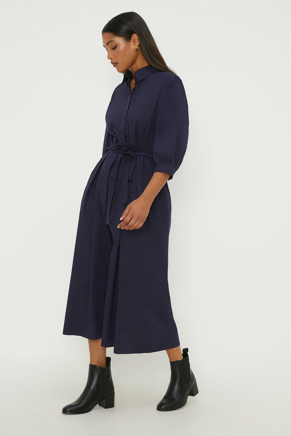 Dresses | Poplin Belted Shirt Dress | Dorothy Perkins