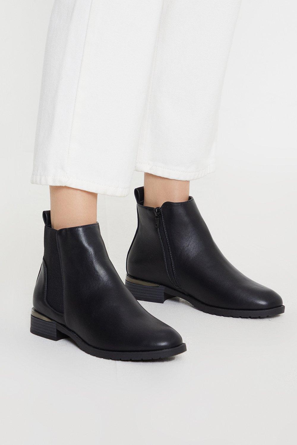 Womens Good For The Sole: Wide Fit Molly Comfort Chelsea Boots