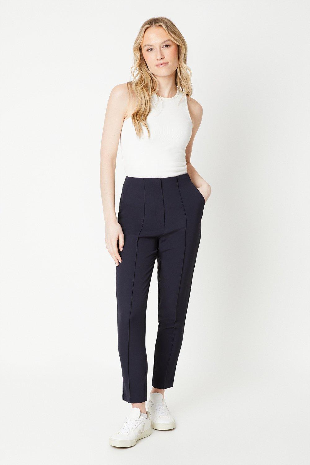 Womens Stitch Detail Tapered Trouser