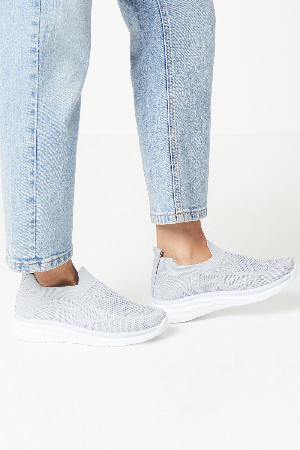 Womens Good For The Sole: Annabel Knitted Slip On Trainers