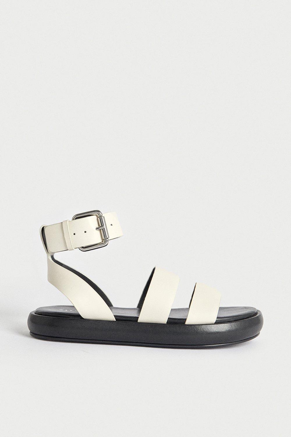 Warehouse Real Leather Chunky Gladiator Sandal | Debenhams