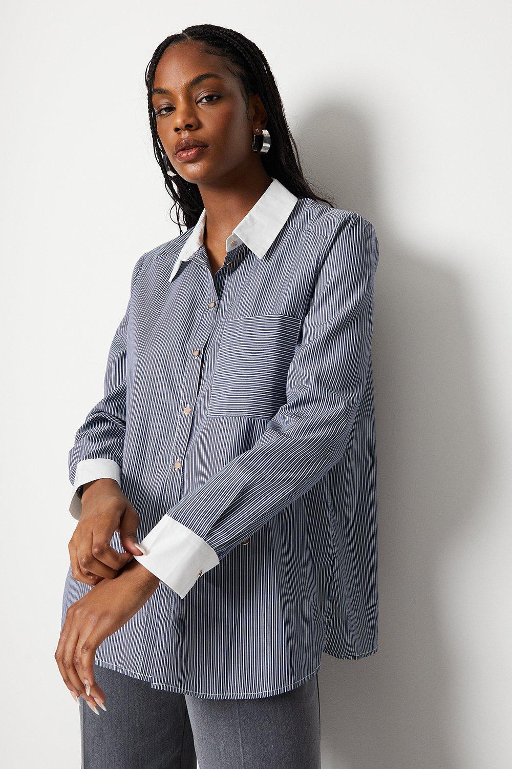 Shirts | Boyfriend Oversized Shirt | Warehouse