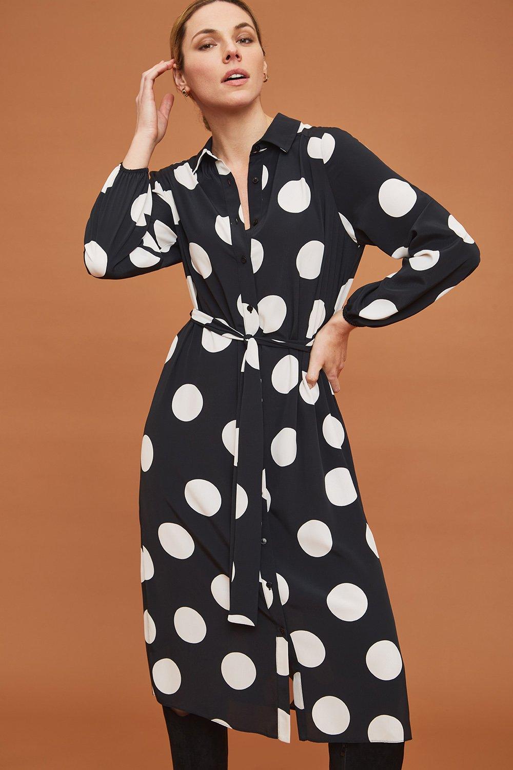 Dresses | Spot Shirt Dress | Wallis