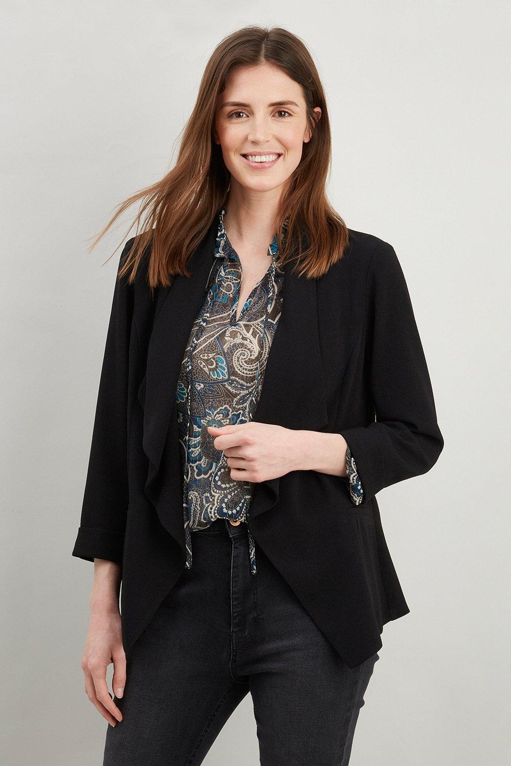 Wallis Tall Short Waterfall Jacket Debenhams