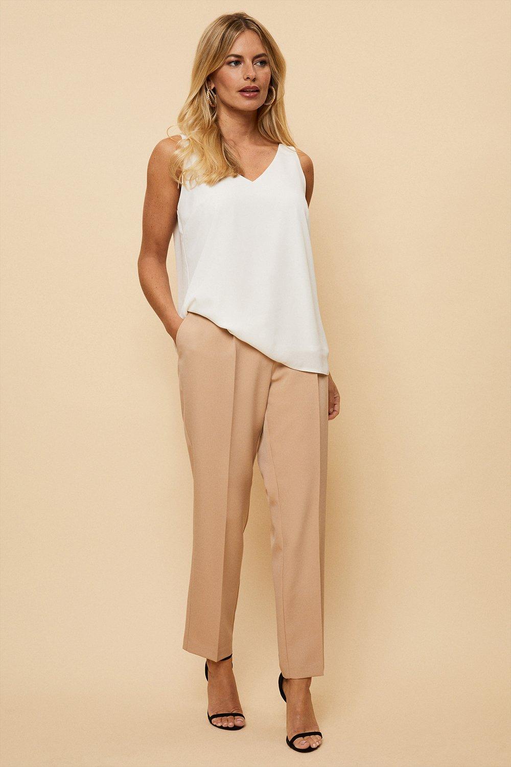 Trousers | Petite Tapered Trouser | Wallis