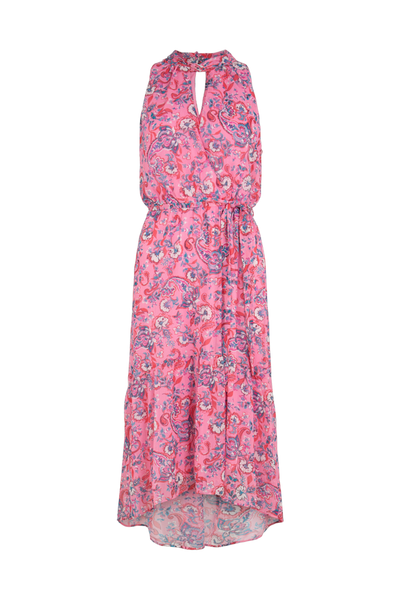 Wallis pink Paisley Print Halterneck Midi Dress